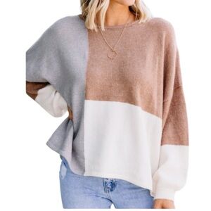 Color Block Sweater